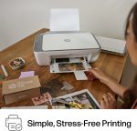 HP DeskJet 2855e Wireless All-in-One Color Inkjet Printer - Image 3